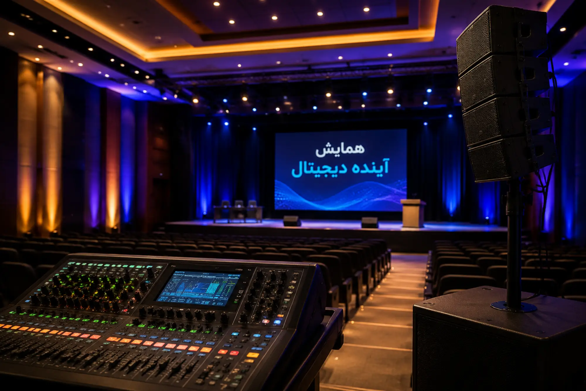 راهنمای انتخاب سیستم صوتی مناسب برای سالن همایش و کنفرانس
